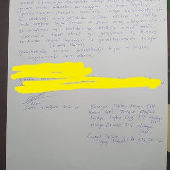 Lancome Hatalı Kargo Sorunu Düzeltilmiyor