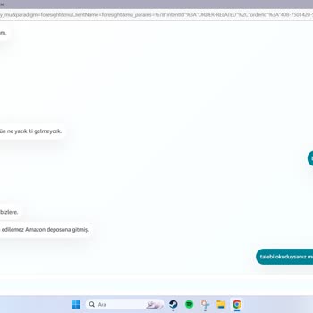 Amazonun Ürünümü Haberim Olmadan İade Etti