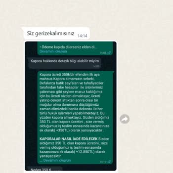 Ceyda İle Paketleme Güven Vermeyen Firma İletişimi
