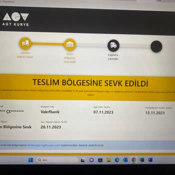 AGT Kurye Günlerdir Kargomu Teslim Etmiyor, Şikayetçiyim