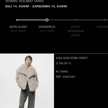 Zara Ürünümü Göndermiyorlar Kayıp!