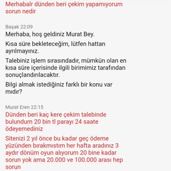 Trendbet Para Yatırmıyor 80.000 TL Bakiyem Var Ama Ödeme Yapmıyor