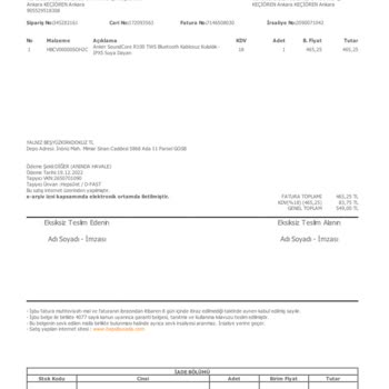 Hepsiburada Ürün Yanlış Adrese Gidiyor