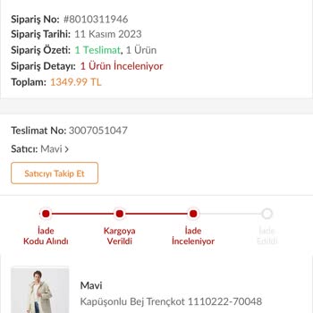 Trendyol Ürünü İptal Etti İndirim Hakkımı Yedi