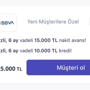 Garanti BBVA Yeni Müşterilere Özel Krediyi Kullanamıyorum