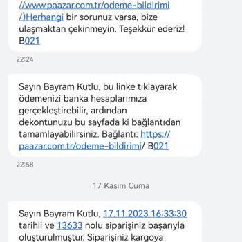 Paazar Ürün Teslim Edilmiyor Site Çökmüş