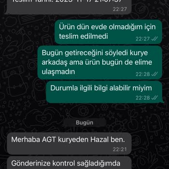 AGT Kurye Teslim Edilmeyen Siparişi Teslim Edildi Olarak Gösterdi
