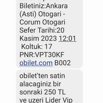 Lider Travel Vip Araç Peronda Erken Çıkmış