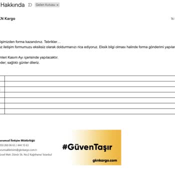 Galatasaray GKN Kargo Forma Çekilişi Hk.