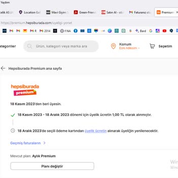 Hepsiburada Premium Üyeliğimi İptal Etmiyor