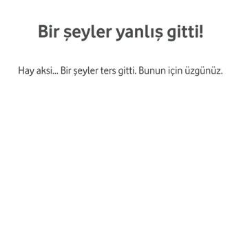 Vodafone Çark Hediyemi Alamıyorum