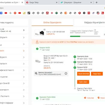 FLO Ayakkabı Sipariş Verdiğim 2 Ürünüm Gelmedi