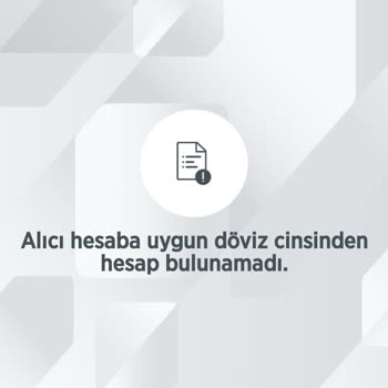 Ziraat Bankası Döviz Hesabı Bulunamadı
