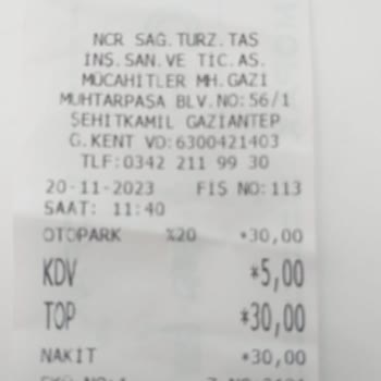 NCR International Hospital Otopark Ücreti Alınması