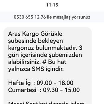 Aras Kargo Nun Görevini Yapmaması