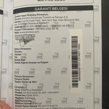 Gelecek Bizde Ürünün Tamir Edilmemesi