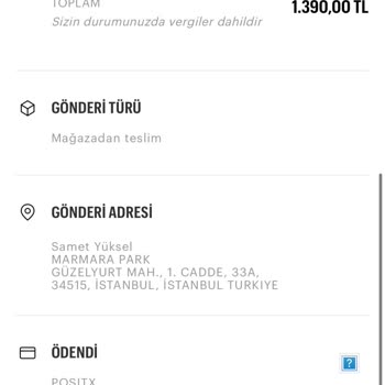 Pull and Bear Siparişim Nerede Olduğunu Bilmiyorum.