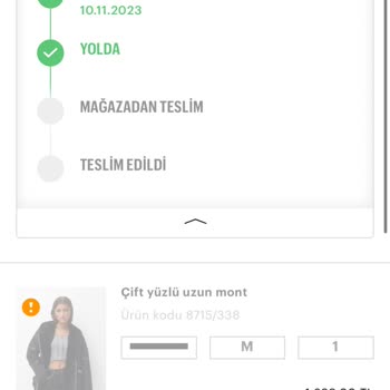 Pull and Bear Siparişim Nerede Olduğunu Bilmiyorum.