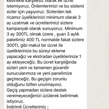 Lider Ip TV Kesintisiz Yayın Vaadiyle Sürekli Ücret Talebi