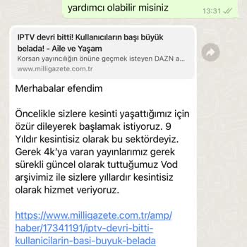 Lider Ip TV Kesintisiz Yayın Vaadiyle Sürekli Ücret Talebi