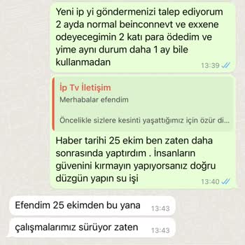 Lider Ip TV Kesintisiz Yayın Vaadiyle Sürekli Ücret Talebi
