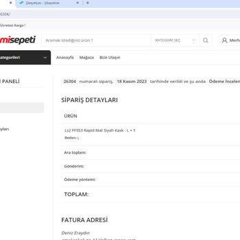 Otonomi Sepeti LS2 Kask