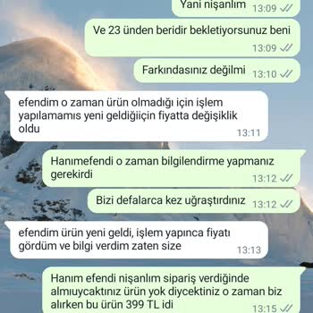 Erva'nın Butiği Ürünüm Gelmedi Hiç Memnun Değiliz