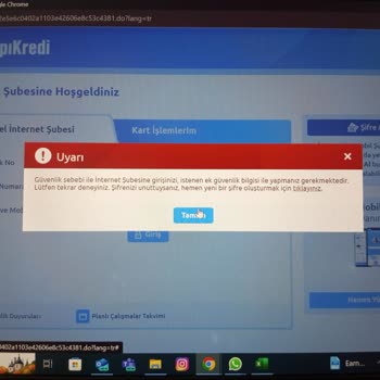 Yapı Kredi Bankası Hesabına Erişilememe