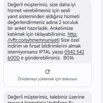 Vodafone Net Onayım Olmadan Müşteri Yetkilisi Tarife Değiştirdi