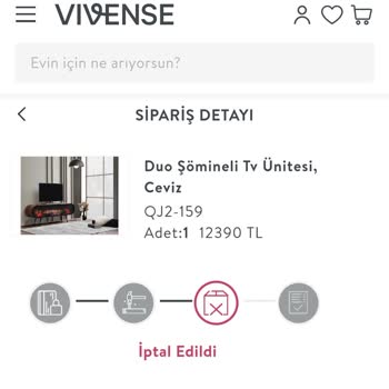 Ücretini Ödediğim Ürün 20 Gün Sonra Vivense Tarafından İptal Edildi