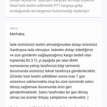 Gardrops Ekibi Ürünümü Alıp Ücret Karşılığında Geri Veririz Diyor