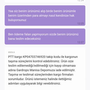 Gardrops Ekibi Ürünümü Alıp Ücret Karşılığında Geri Veririz Diyor