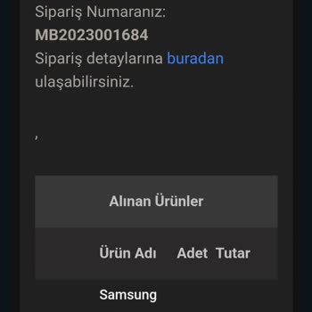 Mobil Bazaar Alışveriş Sitesinden TV Sipariş Verdim Ulaşamıyorum