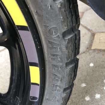 Anlas Anadolu Lastik Motosiklet Lastiğinin Erken Aşınması Üzerine Şikayet