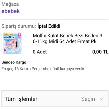 ebebek N11 Sipariş Mağduriyeti Ve Umursamazlık