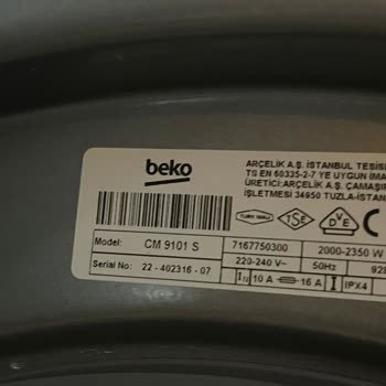 Beko Çamaşır Makinemizin Su Akıtması Servisin İlgisizliği