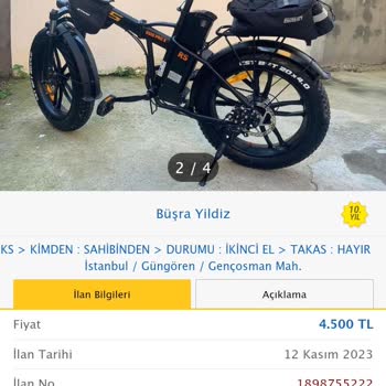 Sahibinden Sitesinden İnternet Alışverişim Sahte Çıktı