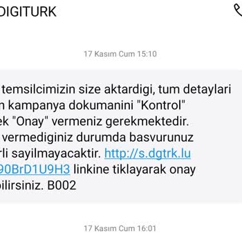Digiturk Usulsüz Abonelik İşlemi