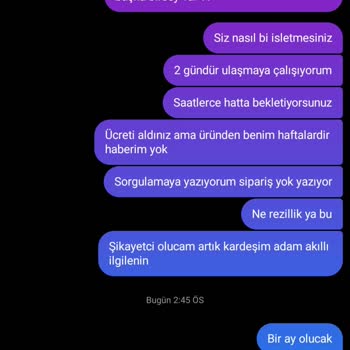 Oyku Wear Siparişimle İlgili Yaşadığım Sorunlar