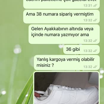 B&g Sportive Cevap Vermiyor! Küçük Numaralı Ayakkabı Gönderdiler