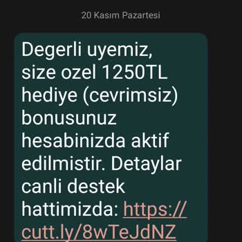 Cutt.ly Devamlı Mesaj Atıyorlar