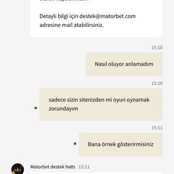 Matorbet Hesabımı Saçma Sebeple Kapattılar Bakiyemi Sildiler