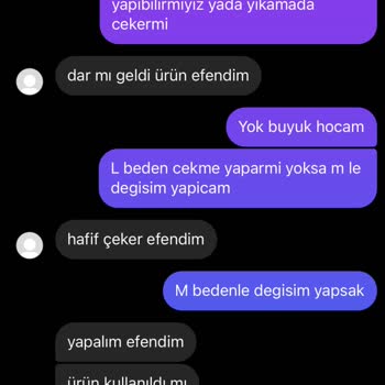 Monark.wear Beden Değişiminde Zorla Farklı Ürün