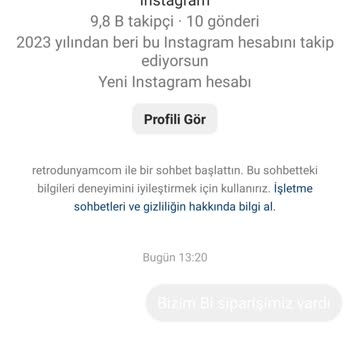 Retro Dünyam Tarafından Mağdur Edildim