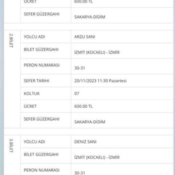 Pamukkale Turizm Çocukla Molasız Yolculuk Mağduriyeti