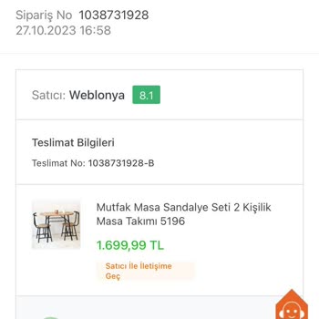 Koçtaş Siparişin 1 Aydır Kargoya Dahi Verilmemesi