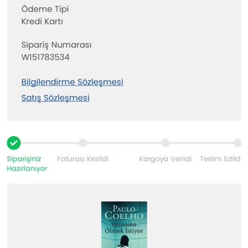 D&R Kitap Siparişinde Sıkıntı