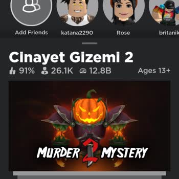 ROBLOX Mm2'ye Bir Türlü Giremiyorum