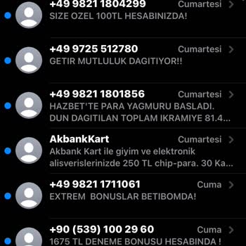 Türk Telekom +49 +44 Yurt Dışı Bahis Sitesi Mesajı Engellemiyor