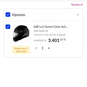 Pazarama Aldığım Kaskı Tedarik Edilmedi Yazıp Tekrar Yüksek Satışa Koyması